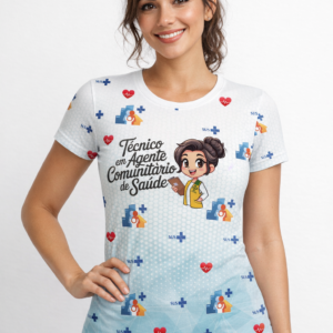 Blusa ACS – Profissão Saúde -Branca